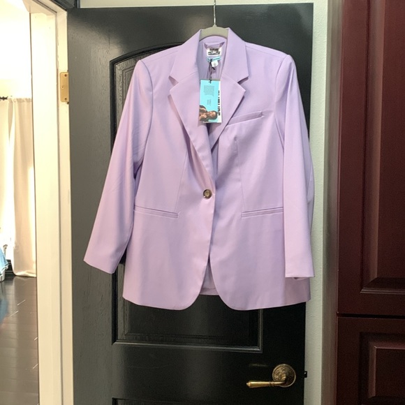 Women's Oversized Watercolor Blazer - Future Collective - Picture 8 of 14